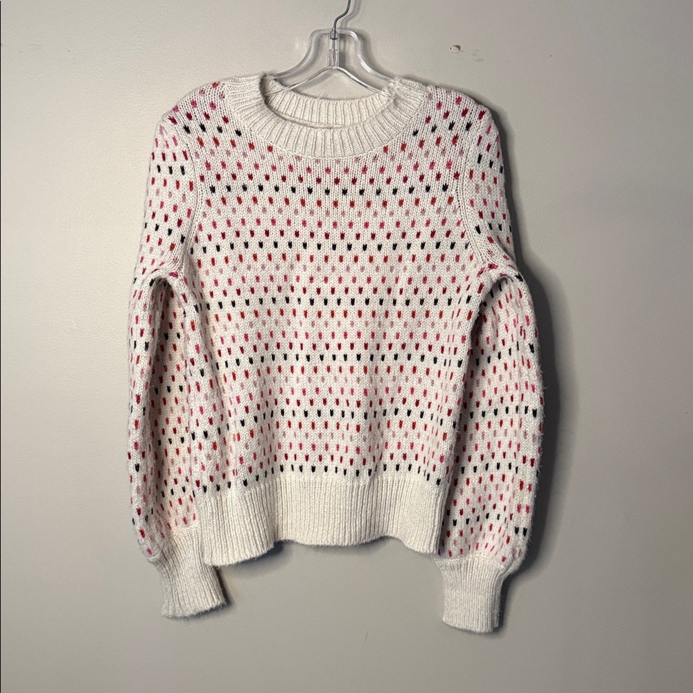 Marine Layer Pink Alma Puff Sleeve Sweater - Picture 6 of 12